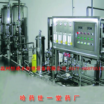 时产2吨 2级反渗透纯化水设备（哈药世一堂药厂）