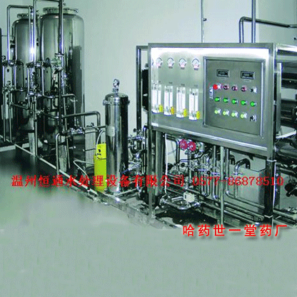 2吨2级反渗透纯化水设备